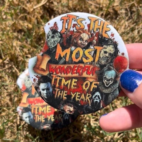 Horror Icons Car Coaster Set | Halloween Horror Coaster - Picture 6 of 10